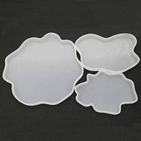 Yalulu - 3 moldes de silicona para posavasos irregulares, para manualidades - Arteztik
