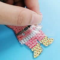 Cieovo - 8 llaveros de Navidad con diamantes de imitación, diseño 5D - Arteztik
