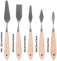 CONDA herramientas de pintura para cuchillos de paleta, mango de madera para cuchillos de metal - Arteztik
