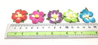 100 flores de papel de morera, 1.181 x 1.181 in, mini flores de papel para álbumes de recortes, bodas, muñecas, suministros para casa, tarjetas, flores, mini flores de papel - Arteztik
