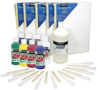 Sargent Art 22-0064 - Kit de vertedor de acrílico (tamaño mediano), varios colores - Arteztik
