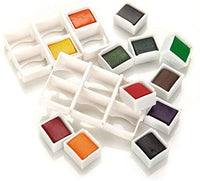Artify - Juego de bocetos de acuarela para acuarela, 24 colores surtidos con 3 pinceles, juego de sartenes de acuarela perfecto para pinturas y dibujos animados, kit de acuarela de viaje mini - Arteztik
