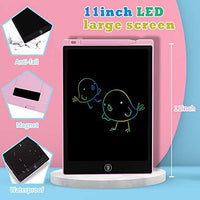 TEKFUN Girls Gifts Toys for 2-6 Year Old Girls, LCD Writing Tablet Toddler Doodle Board, 11inch Colorful Drawing Tablet Writing Pad, Educational and Learning Toy Birthday Gift (Pink) - Arteztik
