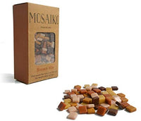 Mosaiko Green Mix 10.58 oz (10.5 onzas) - Azulejos de cristal de mosaico para manualidades, piezas cuadradas manchadas de primera calidad, 0.4 in x 0.4 in, perfecto para decoración del hogar, manualidades de bricolaje, arte de píxeles, juegos infantiles, - Arteztik
