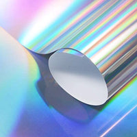 Lámina de vinilo holográfico cromado de 1 x 5 pies - Arteztik
