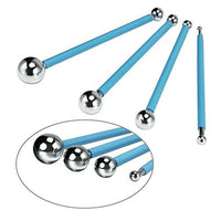 Juego de 4 piezas de esferas de bola Stylus arcilla cerámica para esculpir muñecas herramientas de modelado - Arteztik
