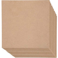Tablero de MDF, hojas de aglomerado para manualidades (12.0 x 12.0 in, 20 unidades) - Arteztik
