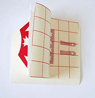 Jh-Best Crafts12 pulgadas x 10 pies Papel de transferencia en rollo con rejilla: alineación perfecta de vinilo autoadhesivo Cameo o Cricut para calcomanías, letreros, paredes, ventanas y otras superficies lisas. - Arteztik
