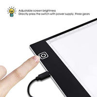 Almohadilla de luz LED, tablero de brillo de la tableta ligera, tabla de dibujo, reutilizable, A4, almohadillas de pintura ideales para dibujo de tatuajes, transmisión, bocetos - Arteztik
