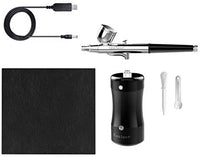 Gocheer - Kit de aerógrafo para maquillaje, pintura de uñas, tatuajes, manicura, pasteles de bricolaje, herramienta con compresor de aire silencioso - Arteztik
