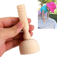 Juego de sellos de arcilla de madera de OwnMy, sellos de madera, mango de madera, herramientas de cerámica con mango de madera, juego de 4 patrones de arcilla - Arteztik
