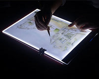 Caja de luz LED A4 Ultra fina alimentado por USB luz ajustable Pad para marcar - Arteztik
