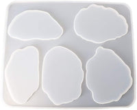 ONGHSD - Moldes de resina epoxi para posavasos grandes para moldes de silicona irregulares para hacer posavasos, cuencos, decoración del hogar - Arteztik
