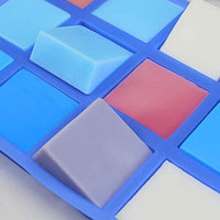 Moldes de silicona para jabones 4oz, moldes cuadrados de jabón para hacer jabón, molde de resina de silicona flexible para artesanía casera - Arteztik
