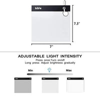 Mlife Flip Book Kit – Caja de luz LED A5 para dibujo y trazado y 300 hojas de papel de animación con tornillos de encuadernación para Flip Books A5 Flipbook Kit - Arteztik
