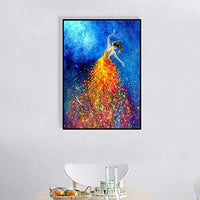 5D DIY Diamond Painting Kits for Adults 30x40cm, Full Square Drill Diamond Crystal Rhinestone Embroidery Cross Stitch Pictures Arts Craft for Home Wall Decor Gift Dancer Girl - Arteztik
