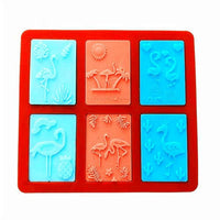 YaTaosun Moldes de silicona para flamencos, arte hawaiano de arte de arte de arte, jabón de silicona, animales de playa, plantas, moldes para manualidades, moldes de jabón hechos a mano, suministros para hacer jabón - Arteztik
