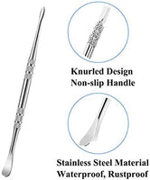 Terberl - Juego de 6 herramientas de tallado de cera, acero inoxidable, herramienta de tallado de cera, herramienta de tallado para manos, 4.7 in (plata) - Arteztik
