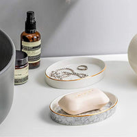 Jabonera ovalada de resina de silicona, caja de jabón con agujeros, manualidades, decoración del hogar, bandeja de joyería, molde de fundición epoxi - Arteztik
