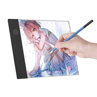 Aibecy - Almohadilla de luz LED A5 para tableta, con 3 niveles de brillo ajustable para trazar dibujos, copiar, ver manualidades, manualidades y pintura de diamante - Arteztik
