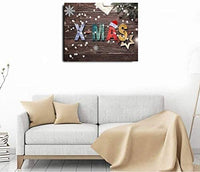 Pintura por números para principiantes adultos, 16.0 x 20.0 in, kit de pintura acrílica de rosa roja y amarilla sobre lienzo con 3 pinceles de pintura para decoración de pared del hogar - Arteztik
