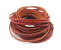Glory Qin 10 yardas de piel de vaca auténtica escondida plana, cordón de cuero genuino artesanía de cuero para hacer joyas LeatherRush - Arteztik
