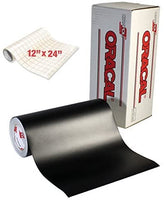 ORACAL Vinilo adhesivo negro mate para cameo, cricut y silueta incluyendo rollo libre de papel de transferencia transparente - Arteztik
