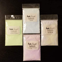 Paquete de variedad de polvos brillantes; 11 colores de polvo que brillan en la oscuridad; polvo de aluminio de estroncio encapsulado que brilla en la oscuridad; para resina, slime, esmalte de uñas, recubrimientos (4 paquetes de brillo neutro). - Arteztik
