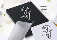 50 piezas de papel de transferencia de carbono de papel de trazado 11.7" × 8.3" para patrón de transferencia en madera, papel, lienzo (verde) - Arteztik
