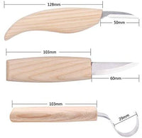 Juego de herramientas de tallado de madera/juego de cuchillos de gancho de tallado de madera para principiantes kit de bricolaje - Arteztik
