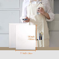 HappyHapi Paneles de lona de 18 unidades, 11 x 14 pulgadas en blanco para pintura, tableros de lona de calidad profesional sin ácidos, 100% algodón con núcleo de tablero reciclado - Arteztik
