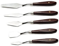 CONDA herramientas de pintura para cuchillos de paleta, mango de madera para cuchillos de metal - Arteztik
