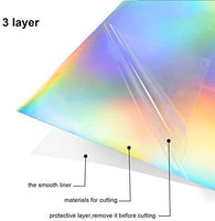 Lámina de vinilo holográfico cromado de 1 x 5 pies - Arteztik

