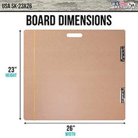 Tablero de dibujo artístico US Art Supply - Ideal para el salón de clases, un estudio o uso en campo (23" x 26") - Arteztik
