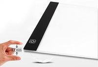 A4 caja de luz, btggg Portable LED Tracing Light Pad Arte Tatuaje regulable Brillo LED Bloc de dibujo cuadro Stencil con cable de alimentación USB [flicker-free] [Protección de los ojos de la visualización] - Arteztik
