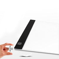 A4 caja de luz, btggg Portable LED Tracing Light Pad Arte Tatuaje regulable Brillo LED Bloc de dibujo cuadro Stencil con cable de alimentación USB [flicker-free] [Protección de los ojos de la visualización] - Arteztik
