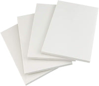 UPlama - Lote de 4 sellos de goma para tallar bloques de tallado de 4 x 6 pulgadas, color blanco, bloque de tallado de impresión, superficie de goma suave y fácil de tallar para proyectos de manualidades e ideal para principiantes y profesionales, color b - Arteztik
