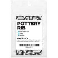 Paquete de 2 varillas suaves para cerámica y arcilla de cerámica, herramientas de cerámica muy suaves, herramienta de moldeo rojo para cerámica, suaviza y forma mientras elimina las marcas de dedos, herramientas de arcilla de cerámica para esculpir - Arteztik
