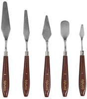 CONDA herramientas de pintura para cuchillos de paleta, mango de madera para cuchillos de metal - Arteztik

