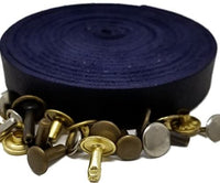 Correas de piel TOFL para artesanías, 4 onzas 1/6" de grosor, 1/2" de ancho y 72" de largo - Arteztik
