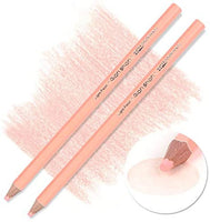 2 Pcs White Sketch Charcoal Pencils -Professional Hight Quality Sketch Highlight White Charcoal Wooden Pencils for Artist Drawing, Sketching, Blending - Arteztik
