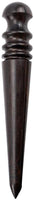 ARTCXC 2pcs(Coarse and Fine) Leather Craft Tapered Edge Slicker Solid Ebony Wood Leather Burnishing Tool for Burnishing Leather Projects Craft - Arteztik
