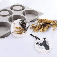 WANDIC Molde de silicona, 1 pieza 6 cavidades moldes de jabón para hacer jabón hecho a mano, juguetes de manualidades, adornos de bricolaje - Arteztik
