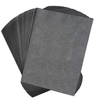 YOTINO - 100 hojas de papel de calzado, color negro de transferencia de carbono A4 con lápiz capacitivo para madera, papel, lienzo y otras superficies artísticas (8,7 x 11.8 in) - Arteztik
