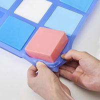 Moldes de silicona para jabones 4oz, moldes cuadrados de jabón para hacer jabón, molde de resina de silicona flexible para artesanía casera - Arteztik
