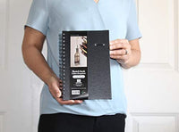 Libros de bocetos de tapa dura, paquete de 2 cuadernos de 6.0 x 9.0 in, con alambre espiral y lazo para lápiz, total de 160 hojas de bloc de bocetos, papel de dibujo sin ácido, perfecto para bolígrafo, lápiz de color, pastel y grafito. - Arteztik
