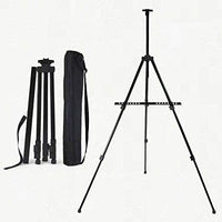 Acesgame - Soporte de caballete de aluminio reforzado con trípode de aluminio de 21 a 66 pulgadas de altura ajustable con bolsa portátil para pintura y exhibición - Arteztik
