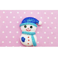 CheeseandU - 20 cabujones de resina para álbumes de recortes con diseño de muñeco de nieve - Arteztik
