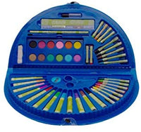 Juego de 112 piezas de arte de media luna, pirata y espacio educativo – dibujo, pintura y más en una caja compacta y portátil | Kit de dibujo profesional para niños, adolescentes y adultos - Arteztik
