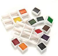 Artify - Juego de bocetos de acuarela para acuarela, 24 colores surtidos con 3 pinceles, juego de sartenes de acuarela perfecto para pinturas y dibujos animados, kit de acuarela de viaje mini - Arteztik
